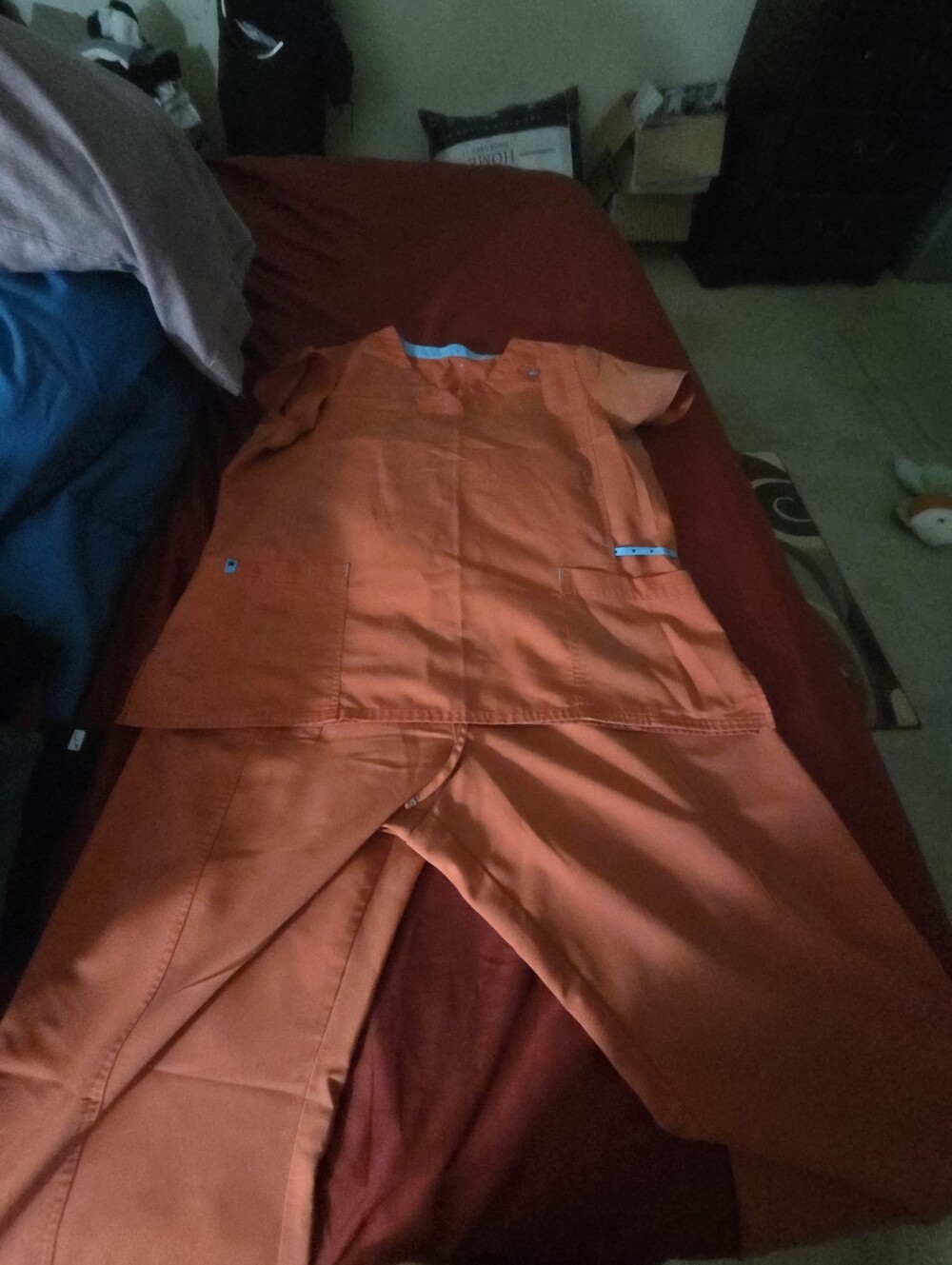 Scrubstar Orange Scrub Set  XL